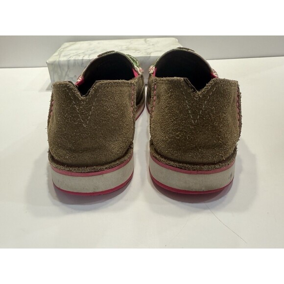 Ariat Women’s Size US 8B Cowgirl Rugged West Cactus Print Cruiser Shoes Suede - Picture 12 of 13